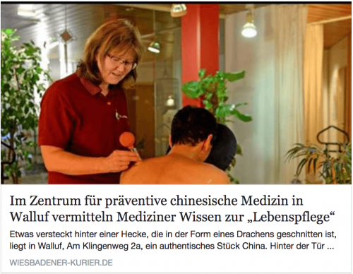 Im Zentrum für präventive chinesische Medizin e.V. wird Wissen zur Lebenspflege vermittelt